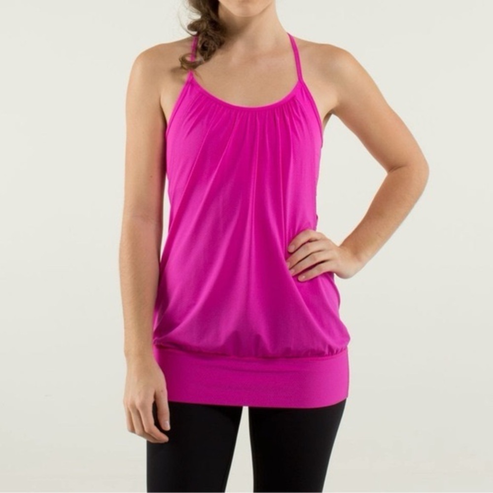 Lululemon Athletica Fuchsia Tank Top size 4